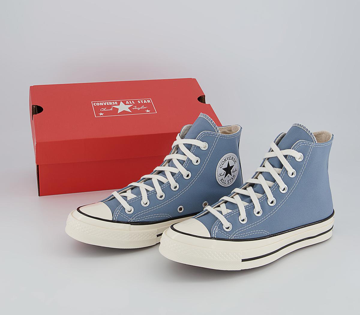 Converse All Star Hi 70s Trainers Converse All Star Hi 70s Trainers Indigo Oxide Egret Black