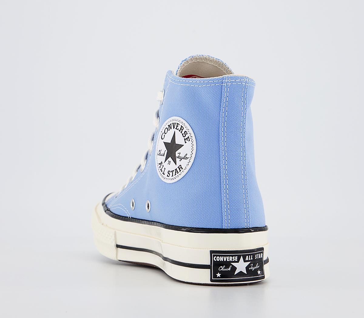 Converse All Star Hi 70s Trainers Converse All Star Hi 70s Trainers Brisk Blue Egret Black