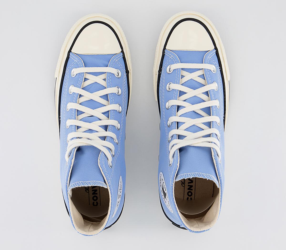 Converse All Star Hi 70s Trainers Converse All Star Hi 70s Trainers Brisk Blue Egret Black