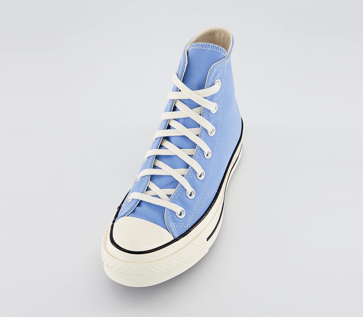 Converse All Star Hi 70s Trainers Converse All Star Hi 70s Trainers Brisk Blue Egret Black