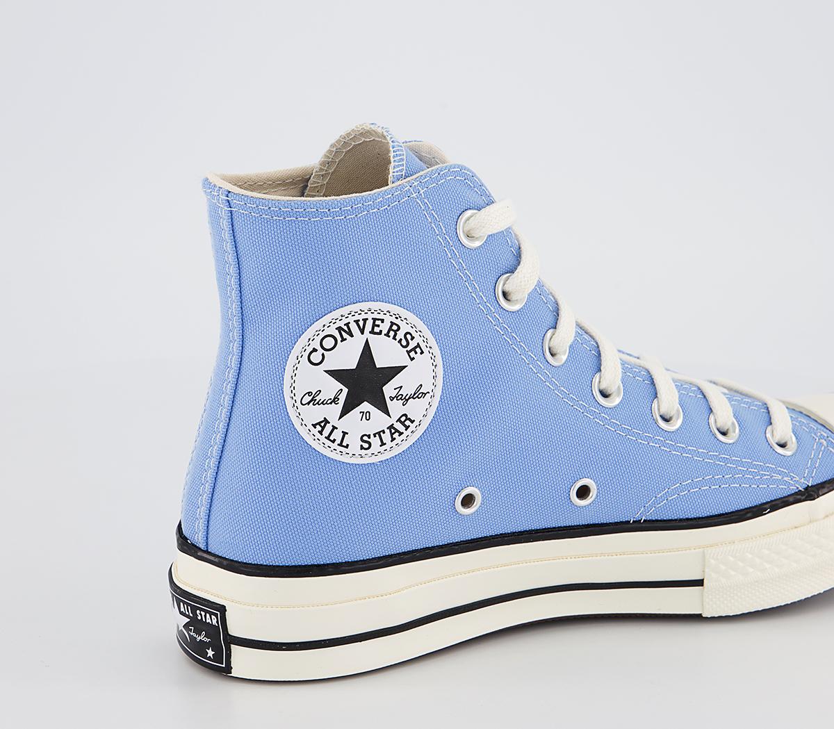 Converse All Star Hi 70s Trainers Converse All Star Hi 70s Trainers Brisk Blue Egret Black