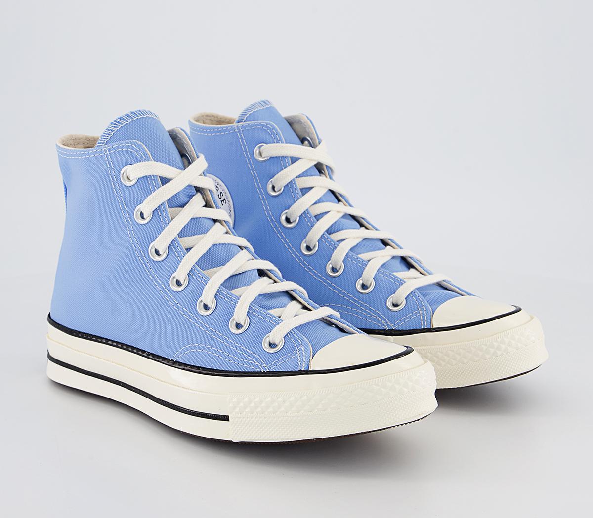 Converse All Star Hi 70s Trainers Converse All Star Hi 70s Trainers Brisk Blue Egret Black