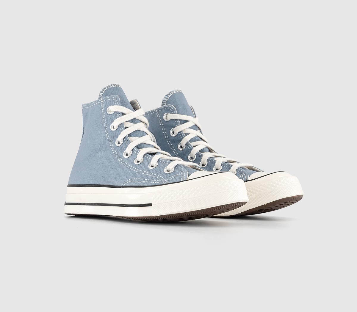 Converse All Star Chuck 70 Hi Trainers Blue Egret Black - Unisex Sports