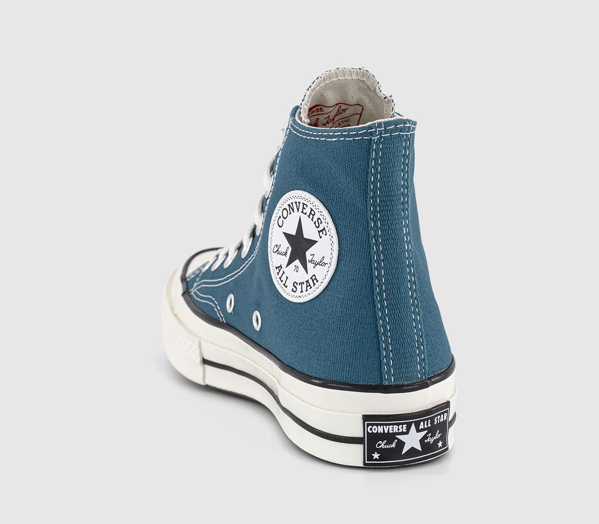 ConverseAll Star Hi 70 Trainers Teal Universe Egret Black