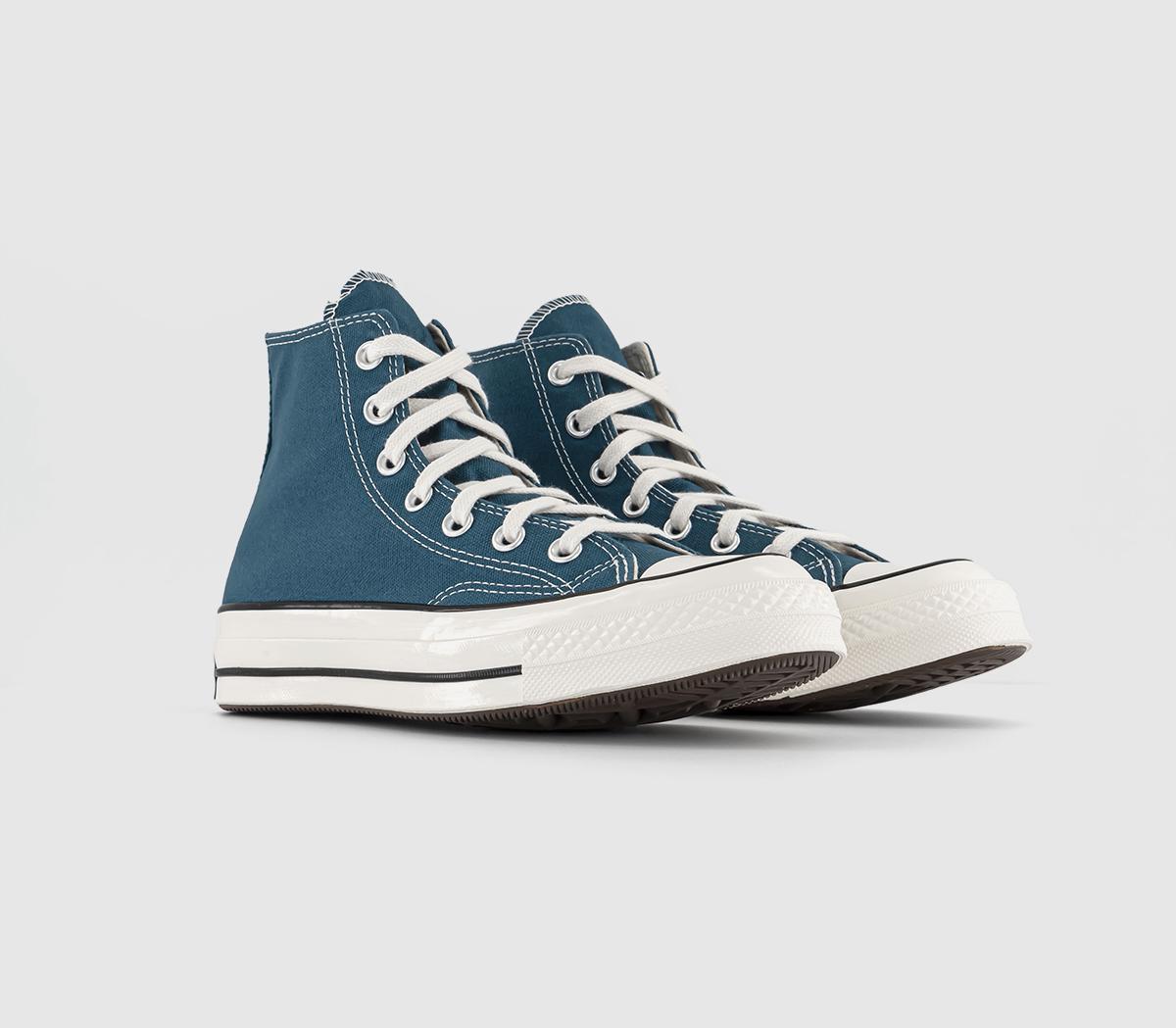 ConverseAll Star Hi 70 Trainers Teal Universe Egret Black