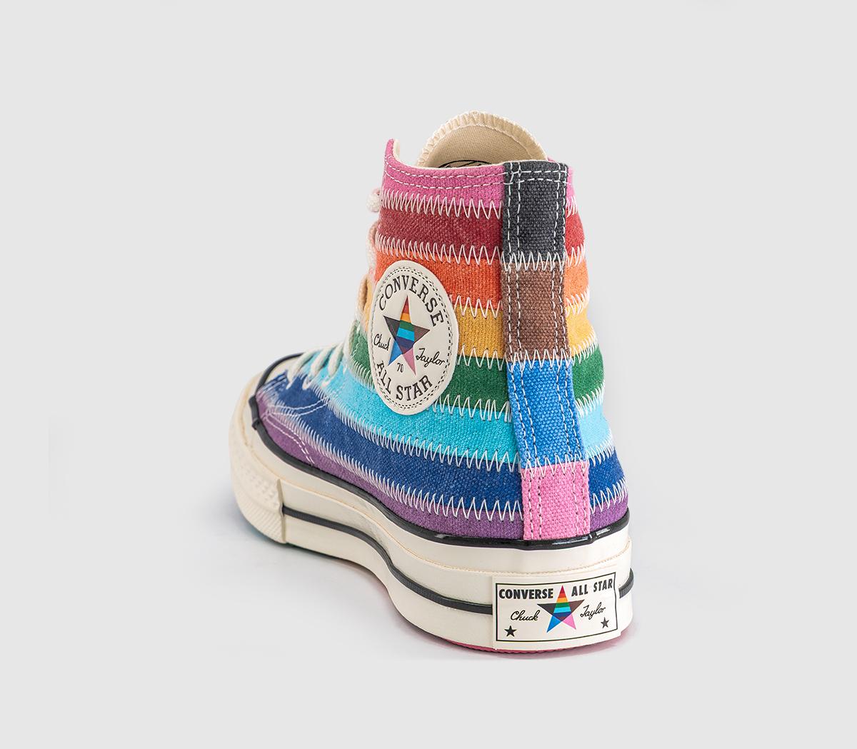 ConverseAll Star Hi 70 S TrainersBlue Multi Stripe Egret Black