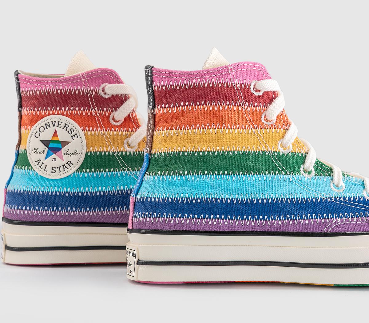 ConverseAll Star Hi 70 S TrainersBlue Multi Stripe Egret Black