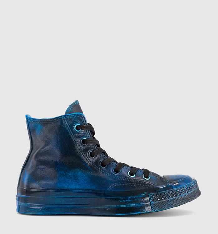 Converse All Star Hi 70s Trainers Ltd Blue Black Leather