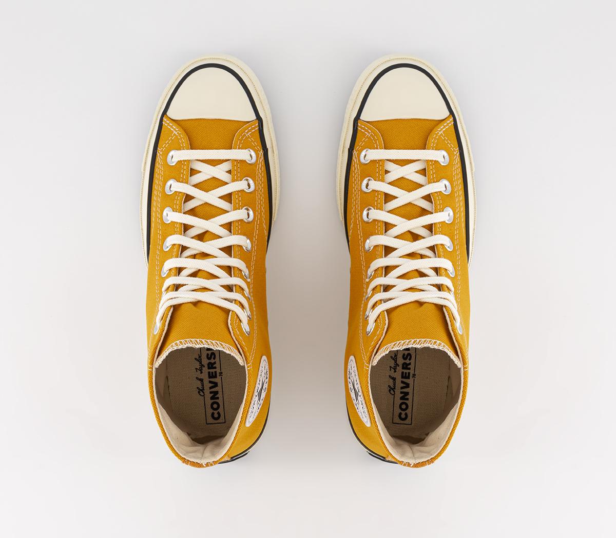 Converse All Star Hi 70s Trainers Converse All Star Hi 70s Trainers Sunflower Black Egret