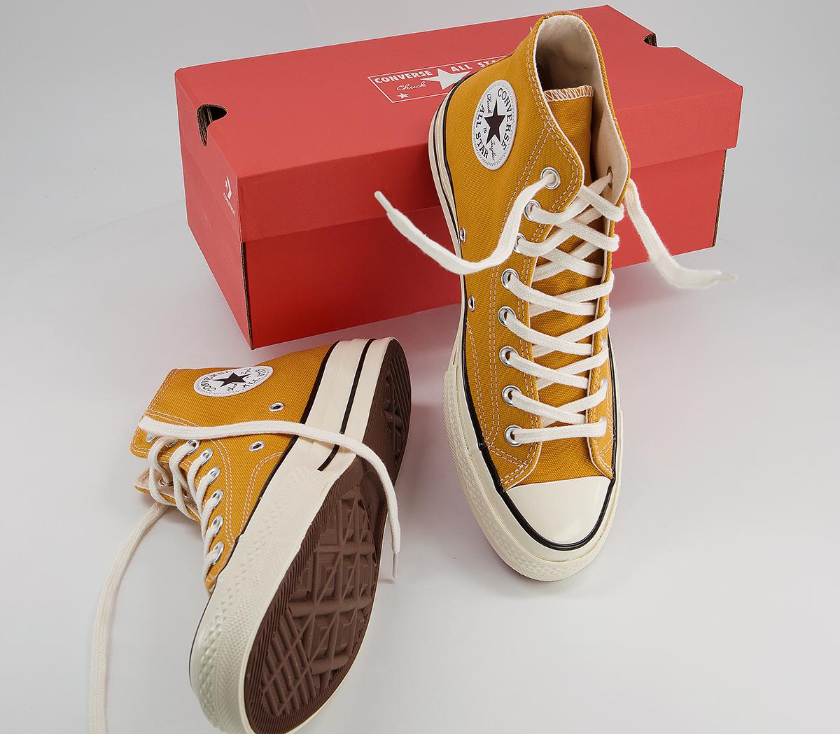 Converse All Star Hi 70s Trainers Converse All Star Hi 70s Trainers Sunflower Black Egret
