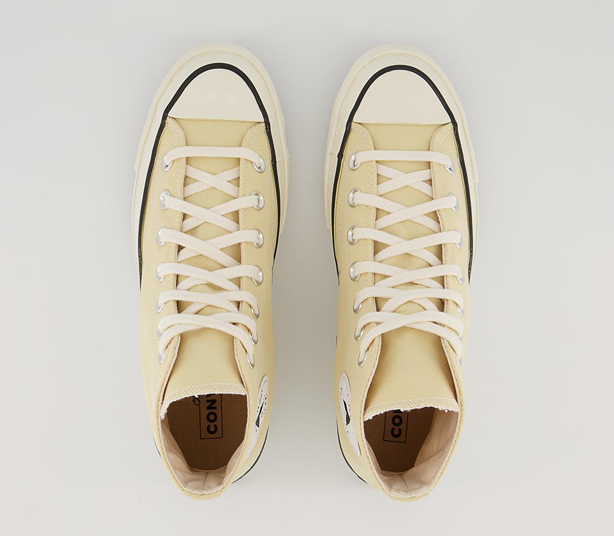 Converse All Star Hi 70s Trainers Converse All Star Hi 70s Trainers Lemon Drop Egret Black