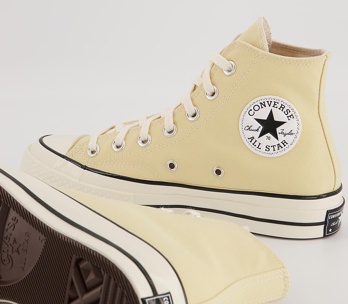 Converse All Star Hi 70s Trainers Converse All Star Hi 70s Trainers Lemon Drop Egret Black