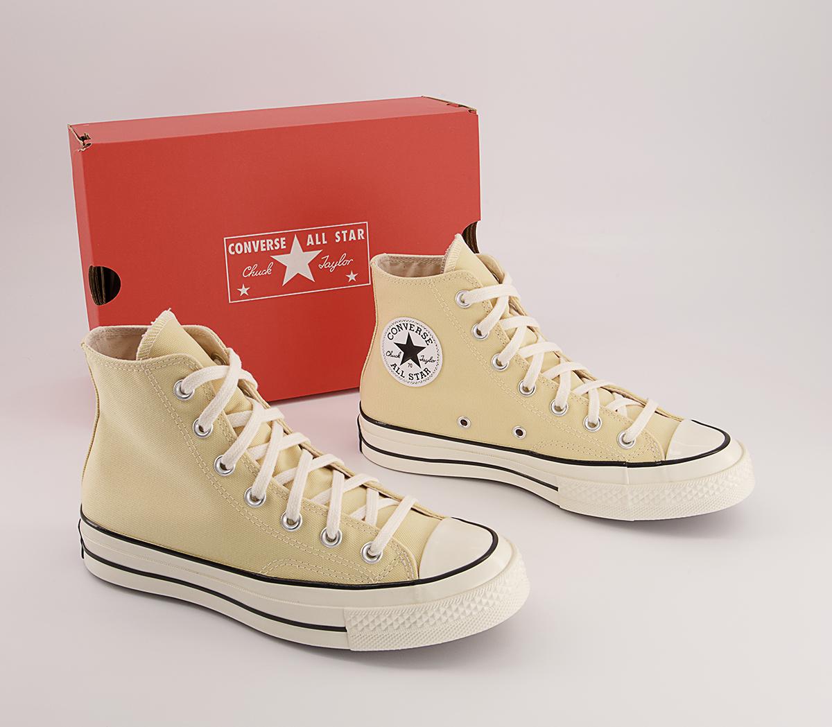 Converse All Star Hi 70s Trainers Converse All Star Hi 70s Trainers Lemon Drop Egret Black