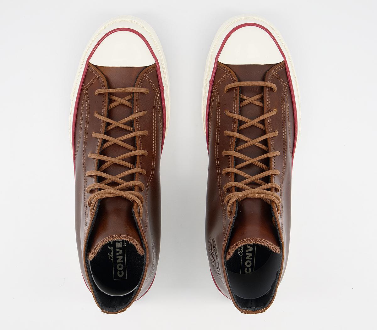 Converse All Star Hi 70s Trainers Converse All Star Hi 70s Trainers Clove Brown Clove Brown Egret Leather
