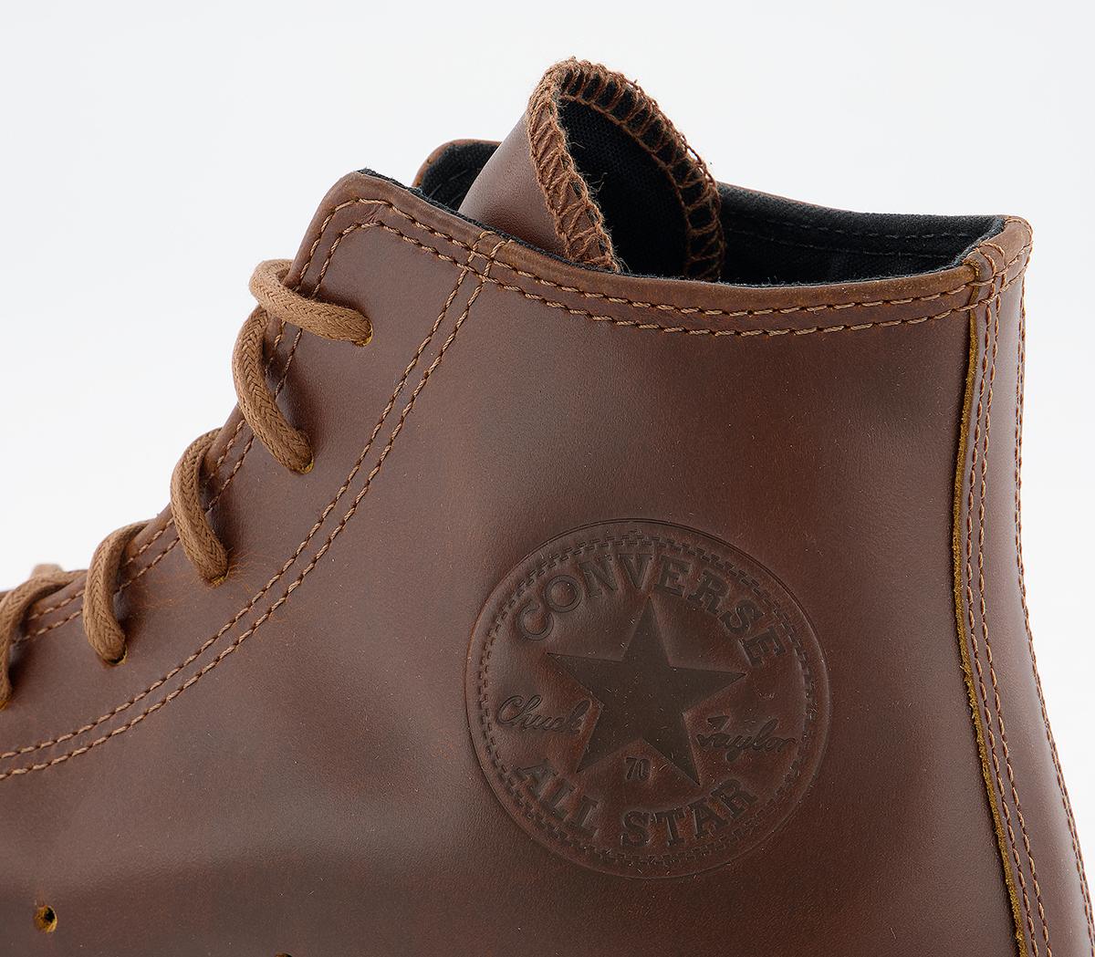 Converse All Star Hi 70s Trainers Converse All Star Hi 70s Trainers Clove Brown Clove Brown Egret Leather