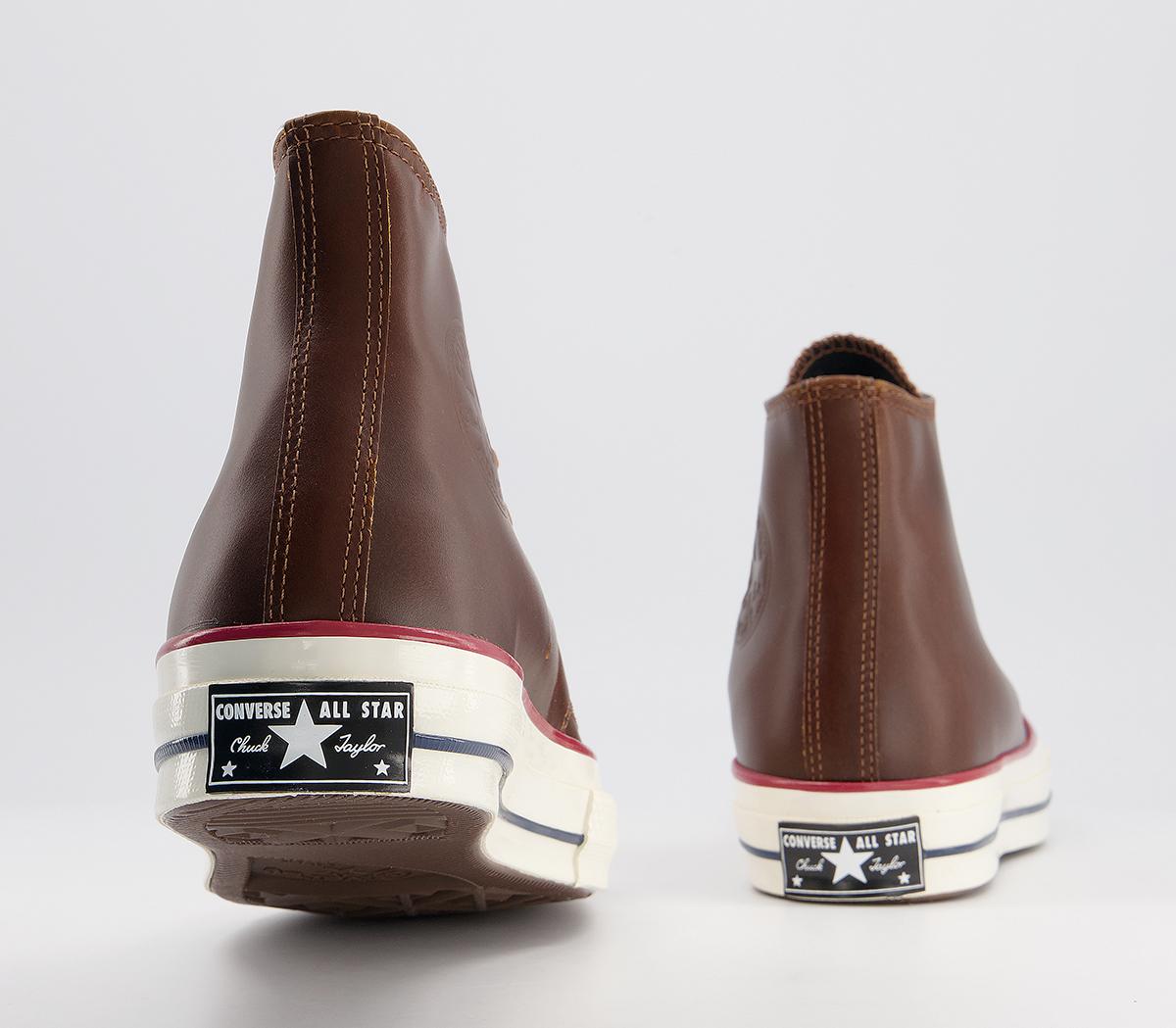 Converse All Star Hi 70s Trainers Converse All Star Hi 70s Trainers Clove Brown Clove Brown Egret Leather