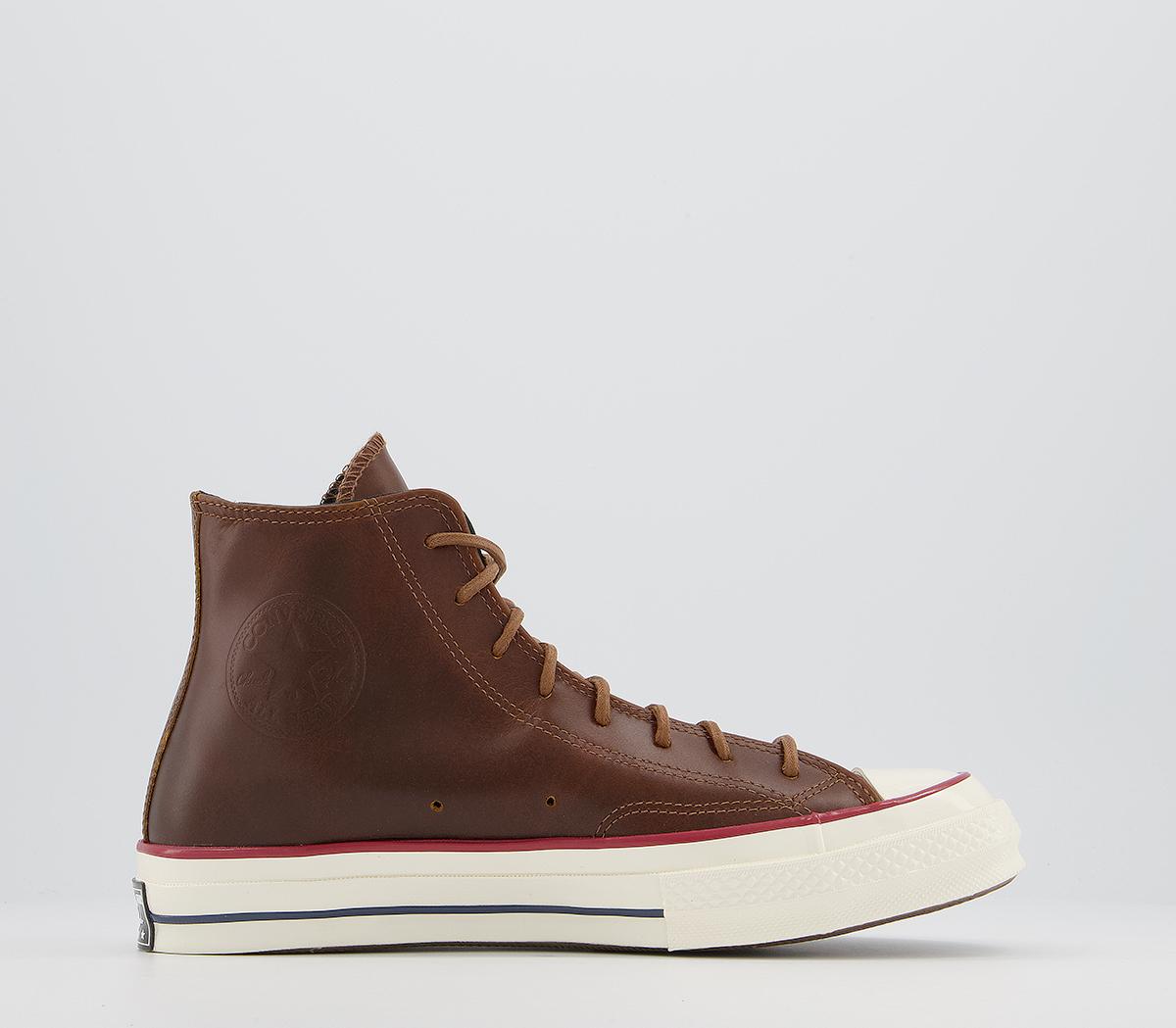 converse all star hi 70s trainers brown