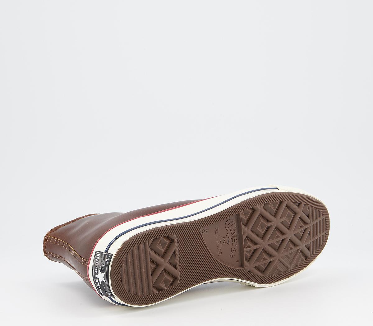 Converse All Star Hi 70s Trainers Converse All Star Hi 70s Trainers Clove Brown Clove Brown Egret Leather