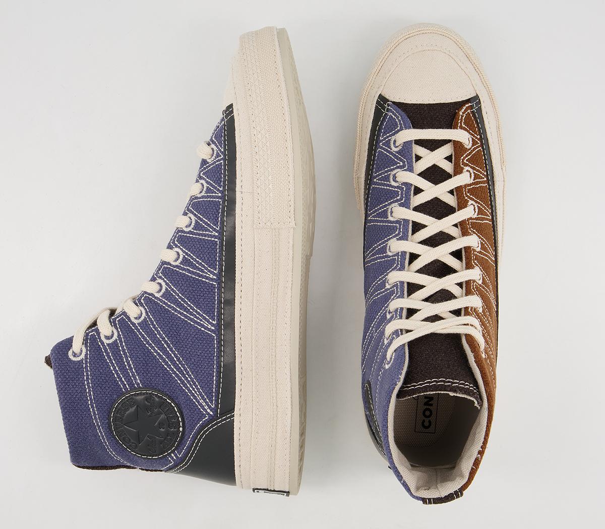 Converse All Star Hi 70s Trainers Converse All Star Hi 70s Trainers Brindle Brown Steel