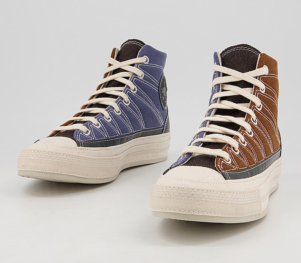 Converse All Star Hi 70s Trainers Converse All Star Hi 70s Trainers Brindle Brown Steel