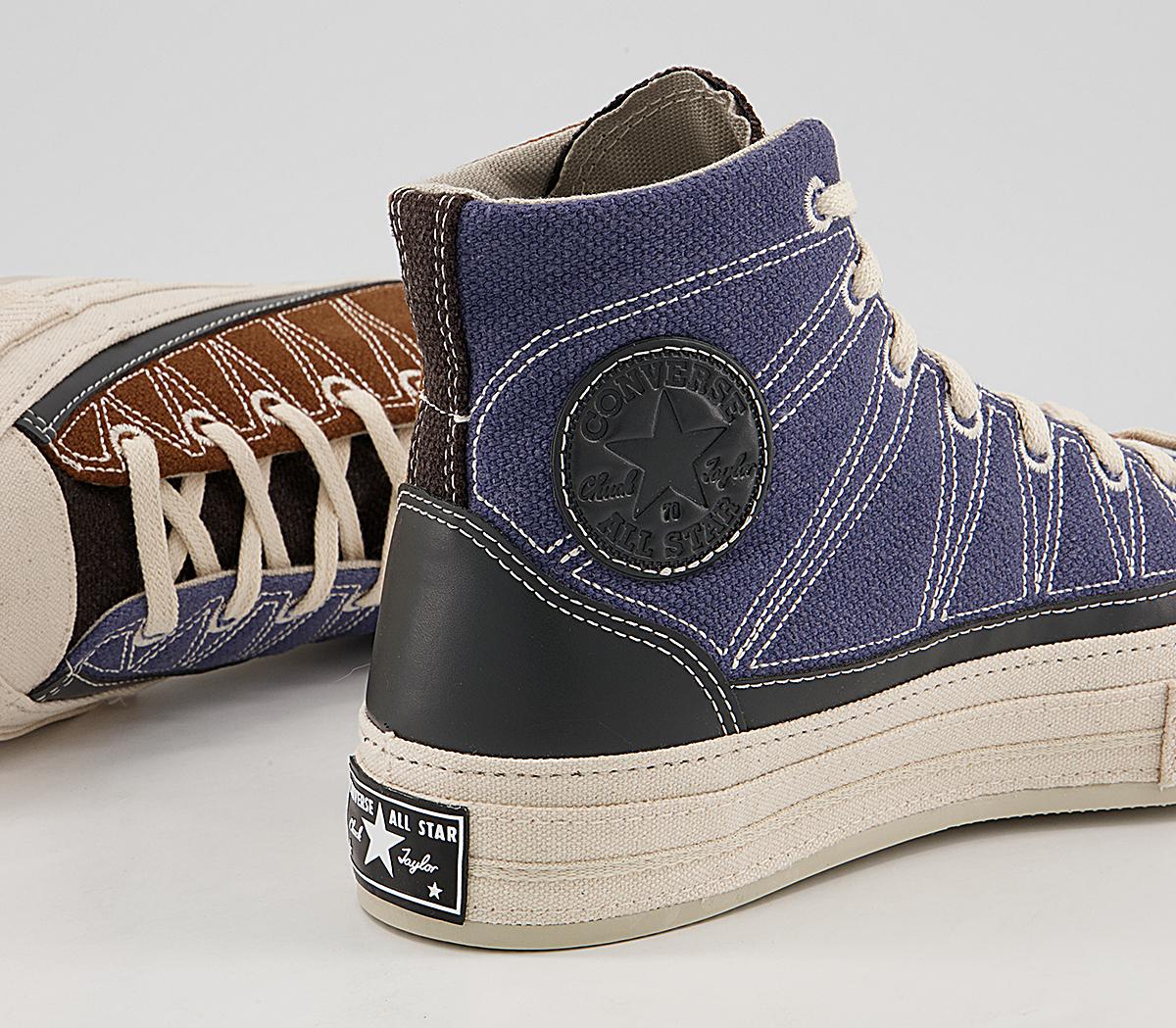 Converse All Star Hi 70s Trainers Converse All Star Hi 70s Trainers Brindle Brown Steel