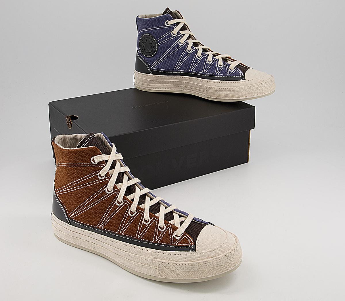 Converse All Star Hi 70s Trainers Converse All Star Hi 70s Trainers Brindle Brown Steel