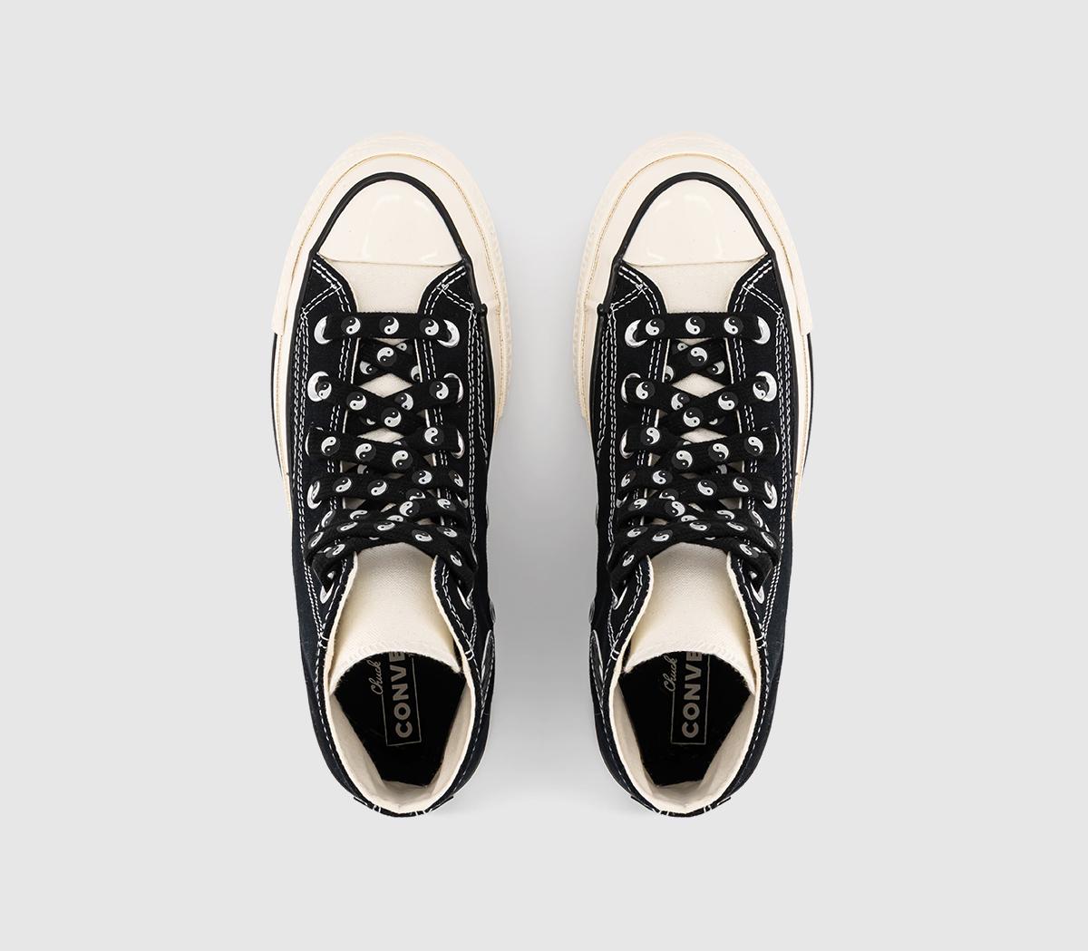ConverseAll Star Hi 70 S TrainersYinyang Black Egret Black