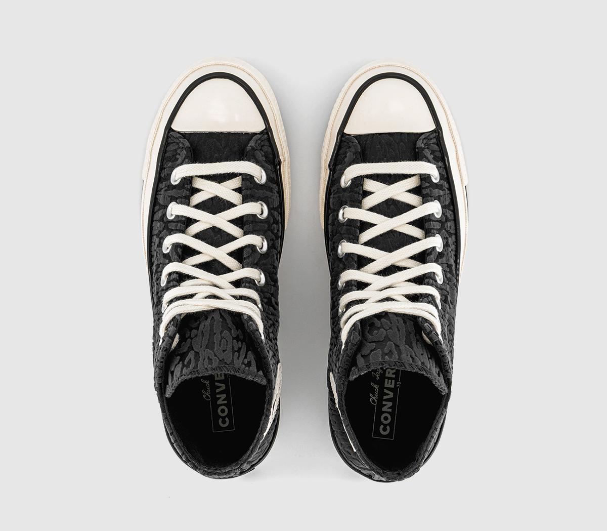 ConverseAll Star Hi 70 S TrainersBlack Egret Total Eclipse Leopard