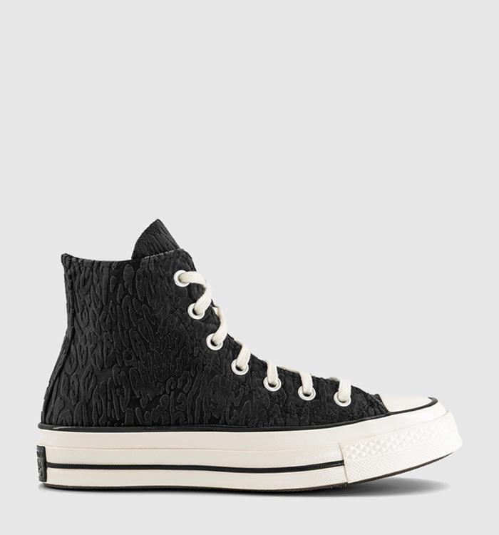 Converse All Star Hi 70 S Trainers Black Egret Total Eclipse Leopard