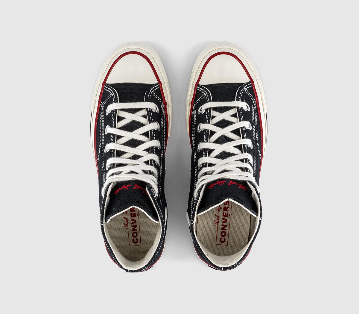 ConverseAll Star Hi 70 TrainersHeart Black Egret