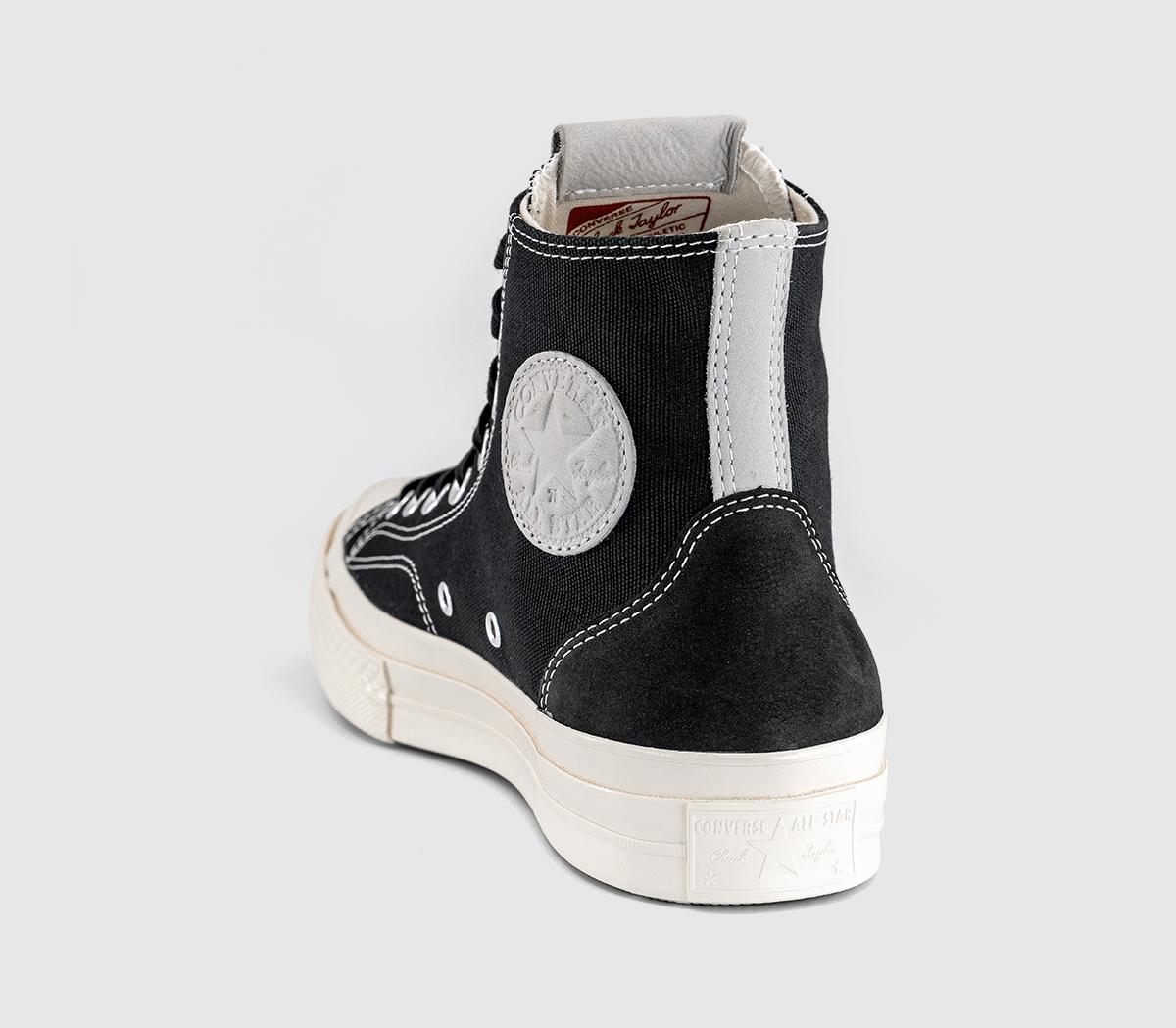 Converse All Star Hi 70s Trainers Total Eclipse Egret Light Grey
