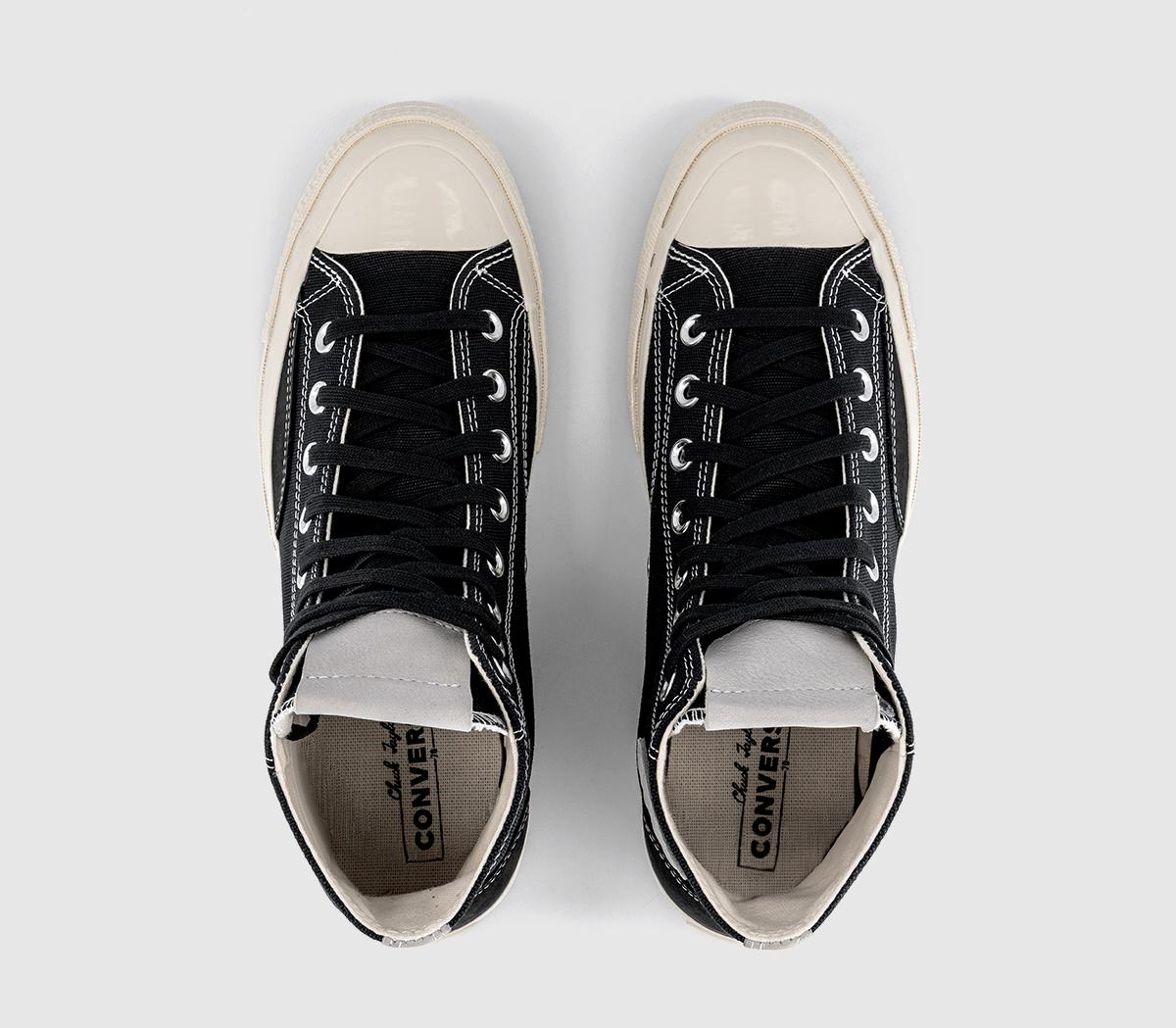 Converse All Star Hi 70s Trainers Total Eclipse Egret Light Grey