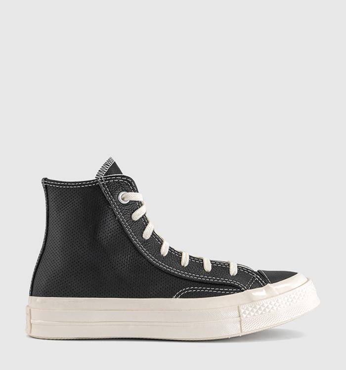 Converse All Star Hi 70 S Trainers Black Blue Red Perforated Leather