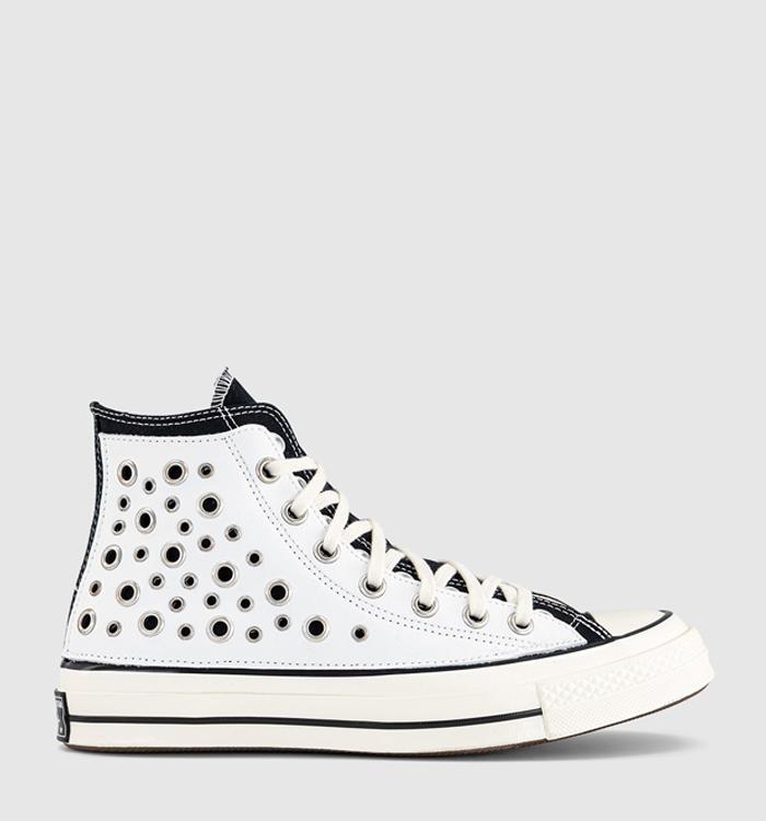 Converse All Star Hi 70s Trainers Ltd Black White Eyelets Canva