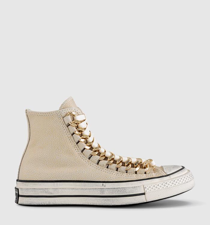 Converse All Star Hi 70 S Trainers Egret Egret Black