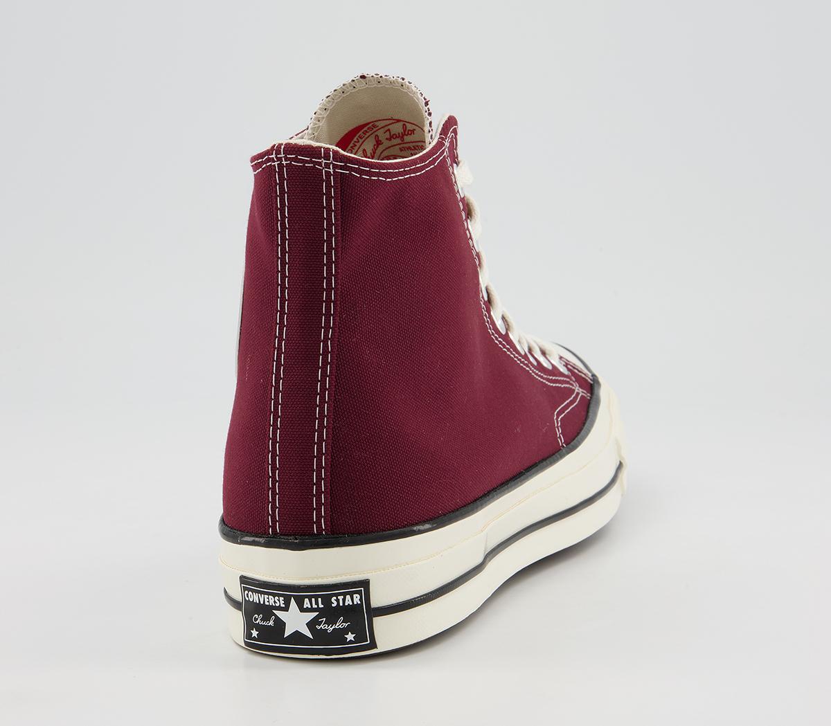 ConverseAll Star Hi Chuck 70 TrainersDeep Bordeaux Egret Black