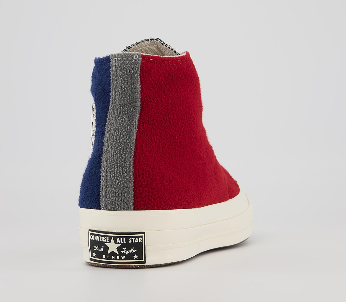 Converse All Star Hi 70s Trainers Converse All Star Hi 70s Trainers Beyond Retro Red Blue