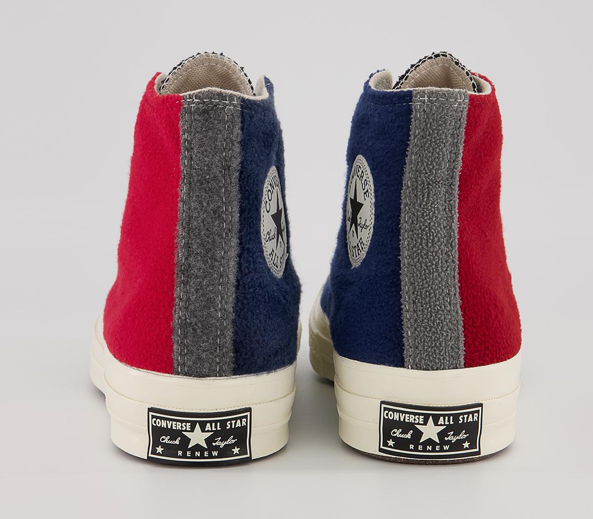 Converse All Star Hi 70s Trainers Converse All Star Hi 70s Trainers Beyond Retro Red Blue