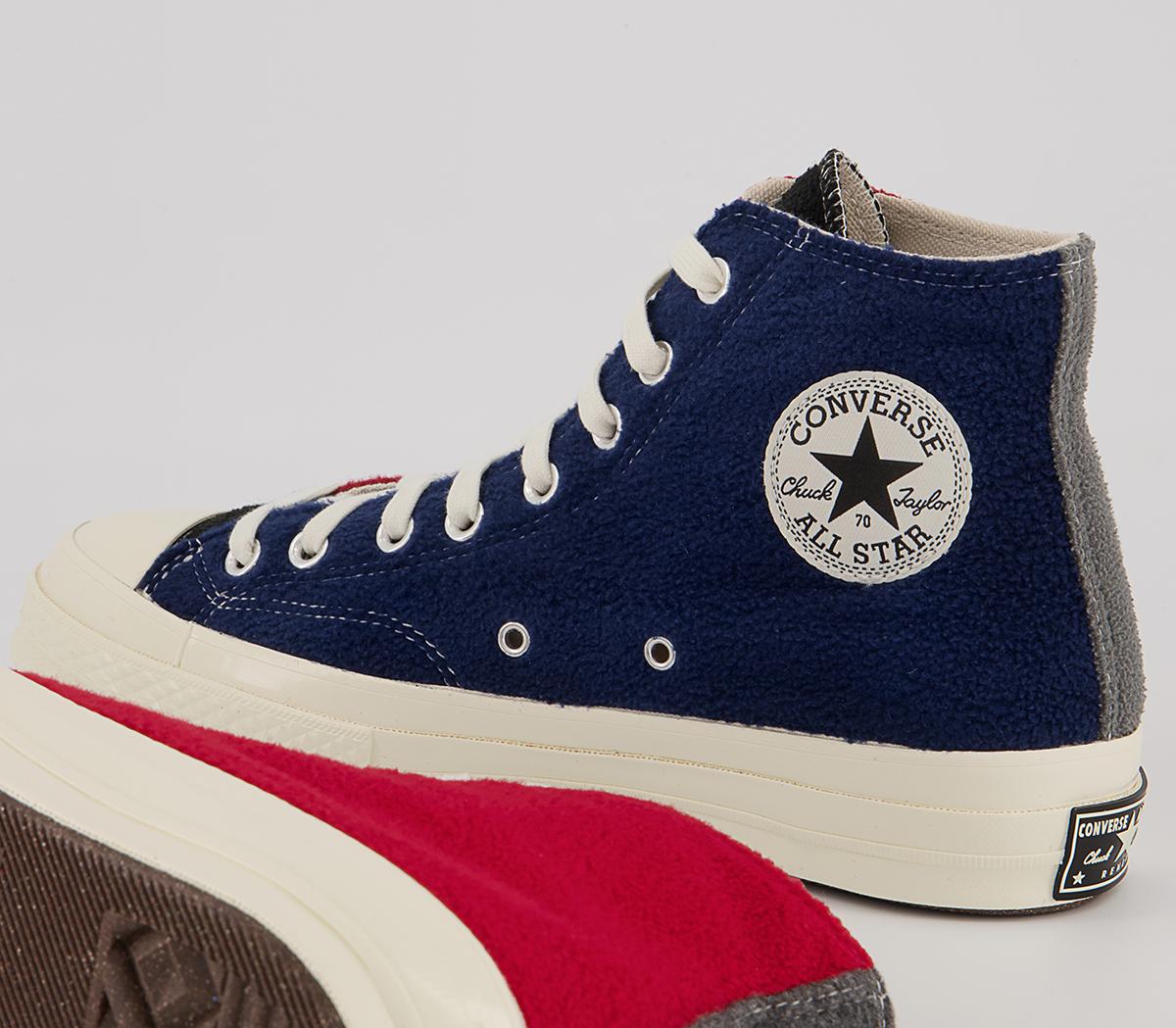 Converse All Star Hi 70s Trainers Beyond Retro Red Blue - Converse High ...