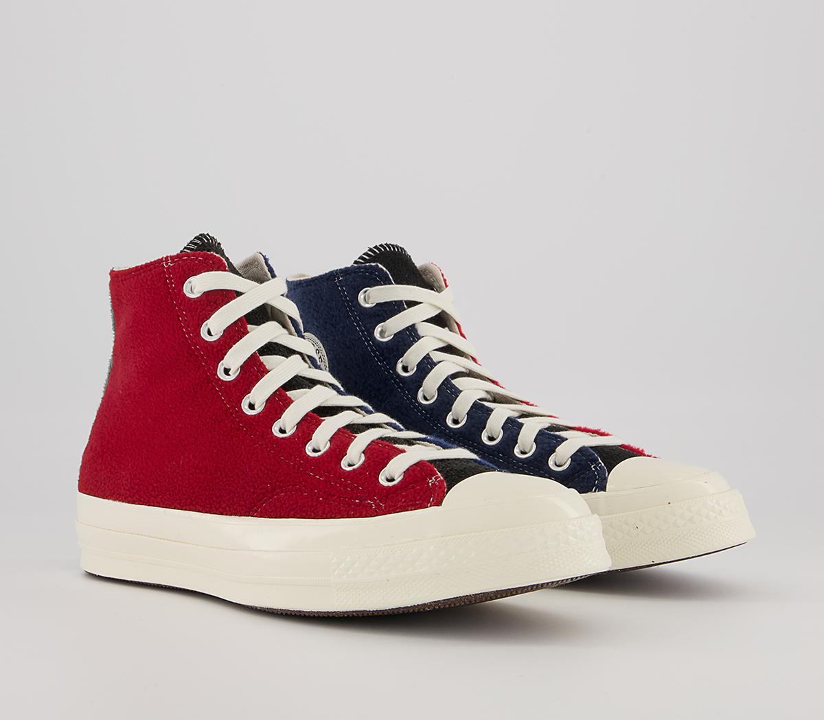 Converse All Star Hi 70s Trainers Beyond Retro Red Blue - Converse High ...