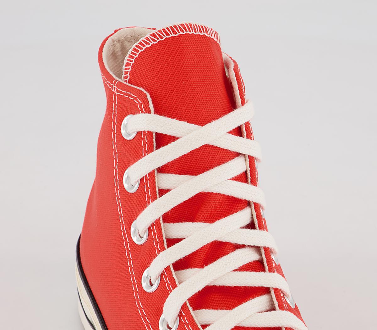 Converse All Star Hi 70s Trainers Converse All Star Hi 70s Trainers Red Egret Black