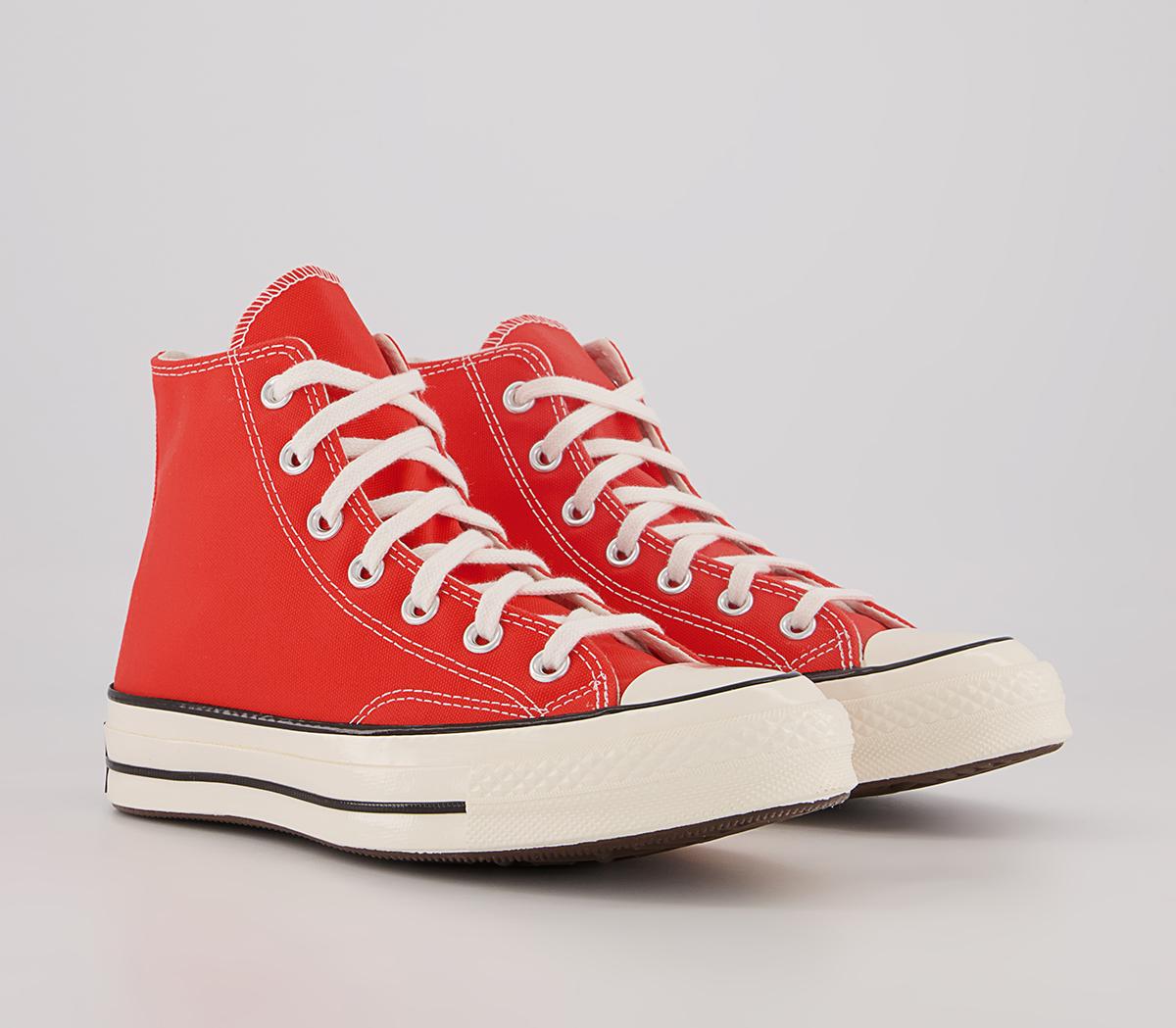 Converse All Star Hi 70s Trainers Converse All Star Hi 70s Trainers Red Egret Black