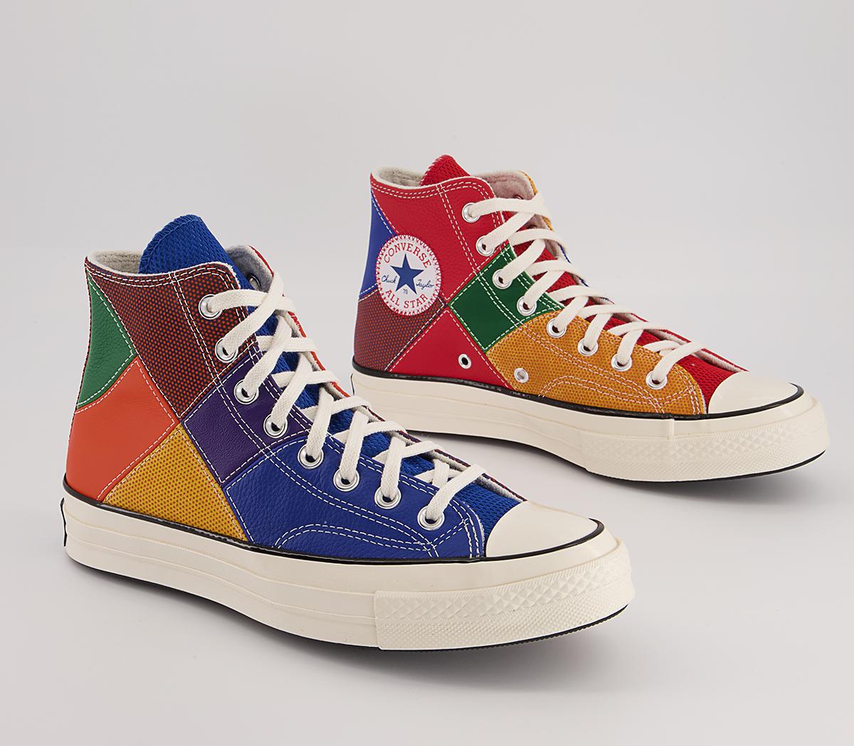 Converse All Star Hi 70s Trainers Converse All Star Hi 70s Trainers 75 Anni Game Royal University Red