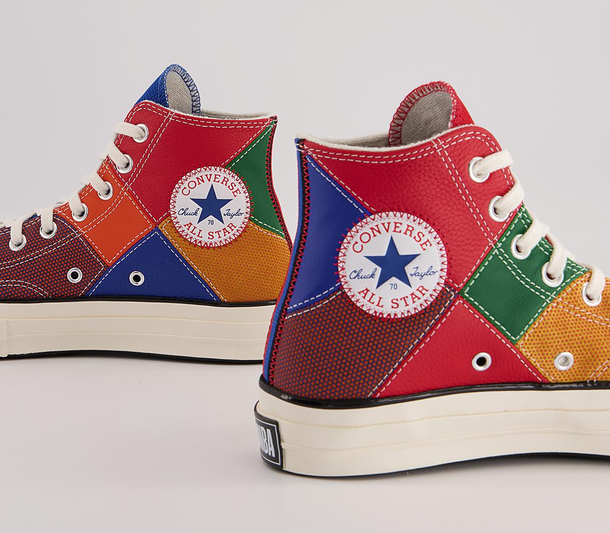 Converse All Star Hi 70s Trainers Converse All Star Hi 70s Trainers 75 Anni Game Royal University Red