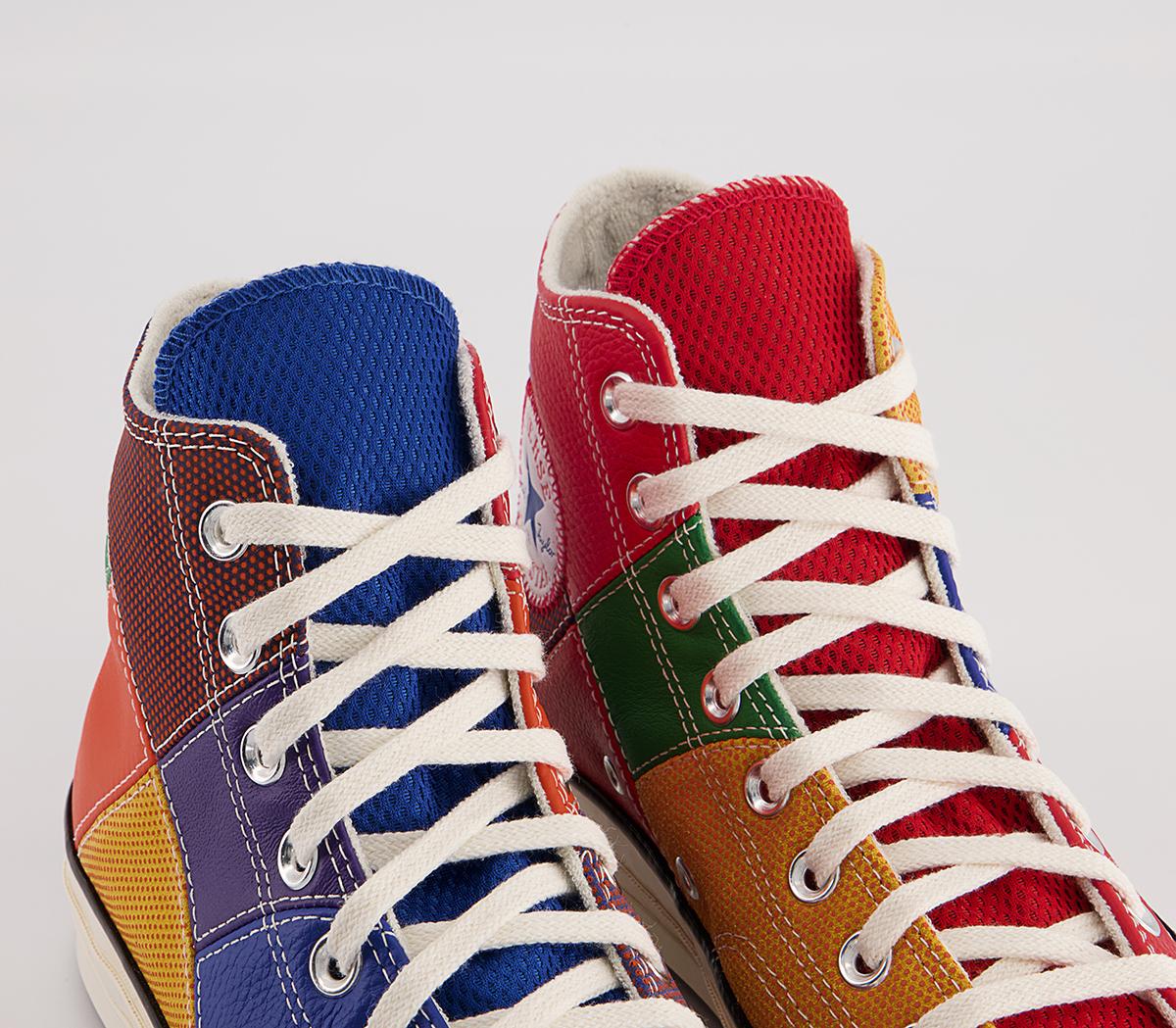 Converse All Star Hi 70s Trainers Converse All Star Hi 70s Trainers 75 Anni Game Royal University Red