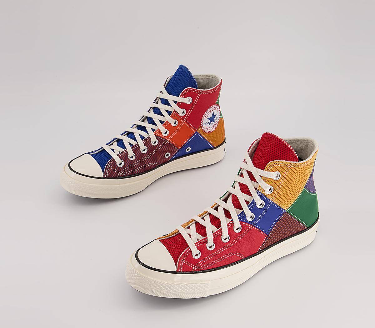 Converse All Star Hi 70s Trainers Converse All Star Hi 70s Trainers 75 Anni Game Royal University Red