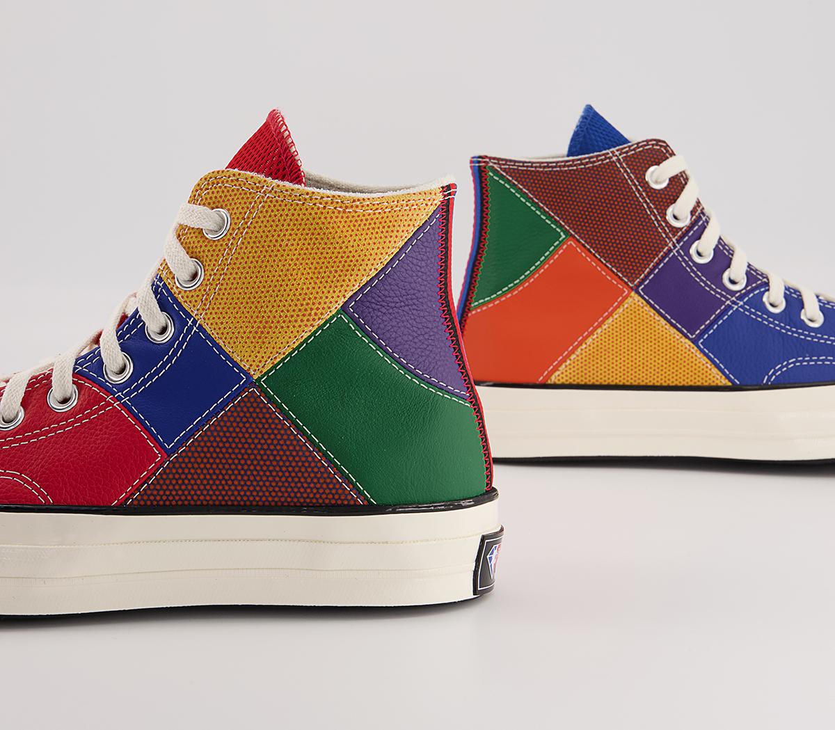 Converse All Star Hi 70s Trainers Converse All Star Hi 70s Trainers 75 Anni Game Royal University Red