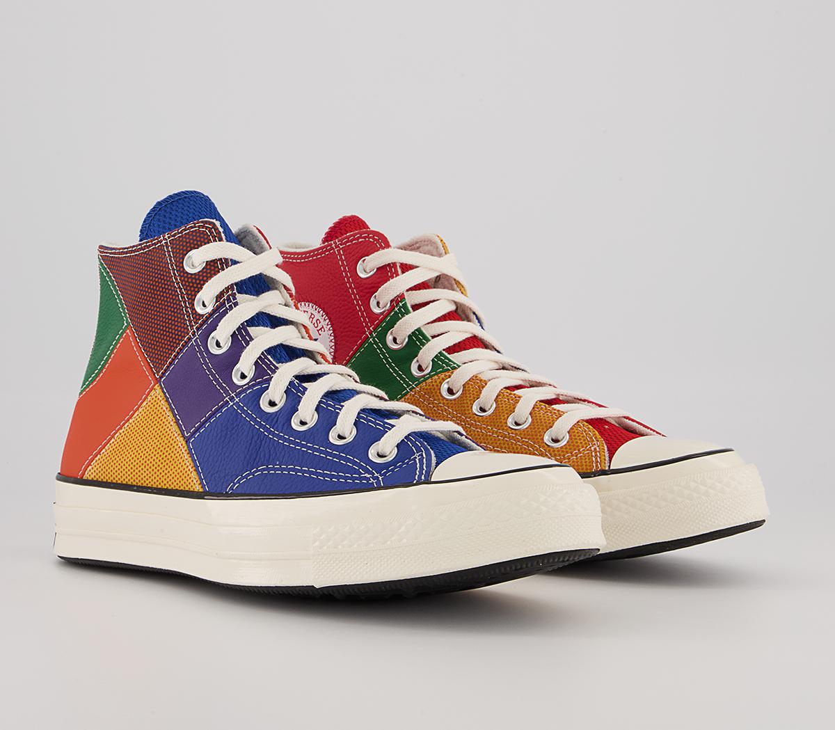 Converse All Star Hi 70s Trainers Converse All Star Hi 70s Trainers 75 Anni Game Royal University Red