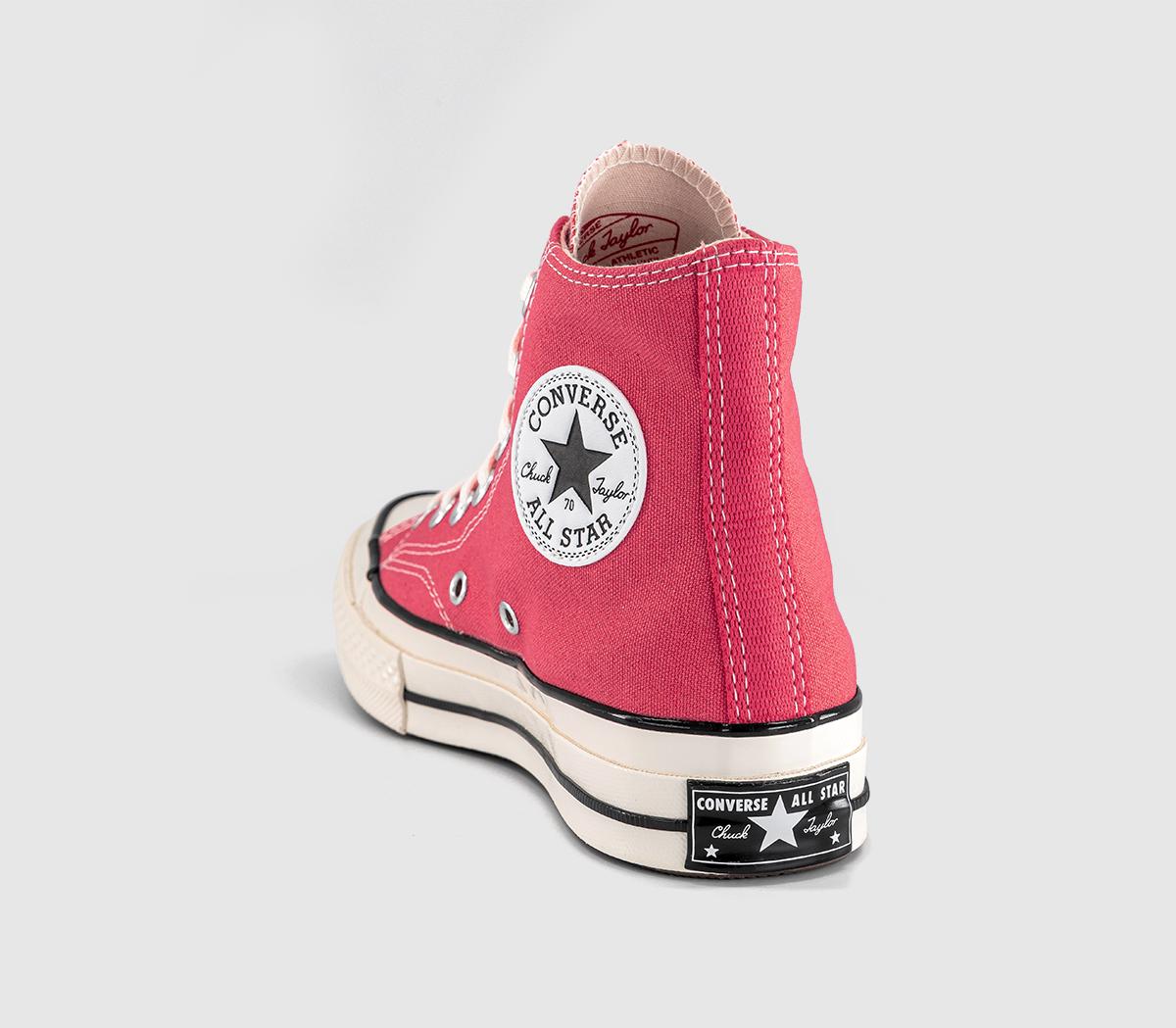 Converse All Star Hi 70s Trainers Cherry Balm Egret Black - Unisex