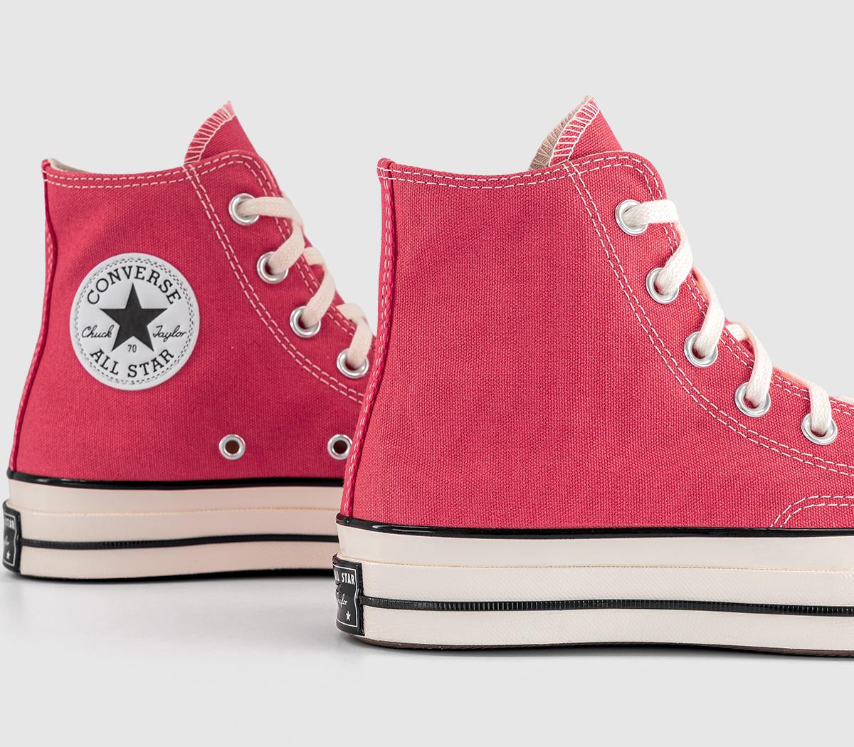 Converse All Star Hi 70s Trainers Cherry Balm Egret Black - Unisex